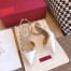 Valentino White Patent Rockstud Slingback Pump 50mm