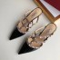 Valentino Rockstud Mules 50mm In Black Patent Leather