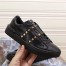 Valentino Black Rockstud Untitled Sneaker