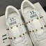 Valentino White Rockstud Untitled Sneaker