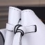 Valentino Medium VRing Chain Bag In White Grainy Calfskin