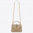 Saint Laurent College Medium Bag In Linen Canvas