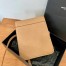 Saint Laurent Kaia North South Bag In Brown Leather