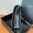 Saint Laurent Kaia North South Bag In Black Leather