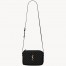 Saint Laurent Lou Camera Bag in Black Quilted Calfskin