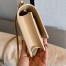 Saint Laurent WOC Sunset Chain Wallet In Taupe Calfskin