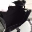 Saint Laurent All Black Small Cabas YSL Crocodile Embossed Bag