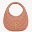 Saint Laurent Icarino Bag in Hortensia Quilted Nappa Leather