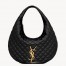 Saint Laurent Icare Hobo Bag in Black Quilted Nappa Leather