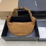 Saint Laurent Amalia Mini Hobo Bag in Brown Suede Calfskin