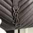 Saint Laurent Large Grey College Shoulder Bag
