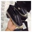 Saint Laurent Black Leather Espadrilles