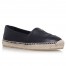 Saint Laurent Black Leather Espadrilles