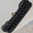 Saint Laurent Le 5 À 7 Hobo Bag in Black Wood Beads