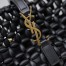 Saint Laurent Le 5 À 7 Hobo Bag in Black Wood Beads