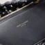 Saint Laurent Le 5 À 7 Hobo Bag in Black Wood Beads