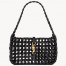 Saint Laurent Le 5 À 7 Hobo Bag in Black Wood Beads
