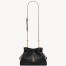 Saint Laurent Jamie Shoulder Pouch in Black Lambskin