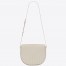 Saint Laurent Joan Satchel In White Y Quilted Leather