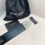 Saint Laurent Folk Buckle Belt 25MM in Noir Leather