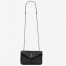 Saint Laurent Loulou Puffer Toy Bag In Black Lambskin
