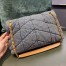 Saint Laurent Loulou Puffer Small Bag In Quilted Vintage Denim