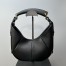 Saint Laurent Mombasa Small Hobo Bag in Black Leather