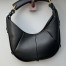 Saint Laurent Mombasa Small Hobo Bag in Black Leather