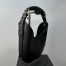 Saint Laurent Mombasa Small Hobo Bag in Black Leather