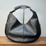 Saint Laurent Mombasa Medium Hobo Bag in Black Leather