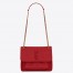 Saint Laurent Baby Niki Bag In Red Lambskin