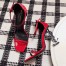 Saint Laurent Opyum 110 Sandals In Red Palent Leather