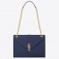 Saint Laurent Large Monogramme Envelope Navy Shoulder Bag