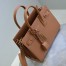 Saint Laurent Supple Sac De Jour Baby Bag in Cinnamon Grained Leather