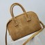 Saint Laurent Sac de Jour Boston Small Bag in Brown Suede Calfskin