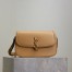 Saint Laurent Solferino Small Shoulder Bag in Light Hazelnut Box Calfskin