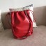 Saint Laurent Red Teddy Drawstring Bag