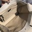 Saint Laurent White Linen Rive Gauche Tote Bag