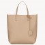 Saint Laurent Toy North/South Shopping Bag in Beige Calfskin