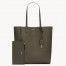 Saint Laurent North/South Shopping Bag in Light Musk Calfskin