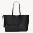 Saint Laurent Shopping Tote Bag in Black Leather