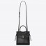 Saint Laurent Uptown Small Tote In Black Smooth Leather