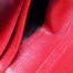 Saint Laurent Compact Tri Fold Wallet In Red Leather