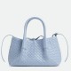 Bottega Veneta Pinacoteca Small Bag in Lunar Intrecciato Calfskin
